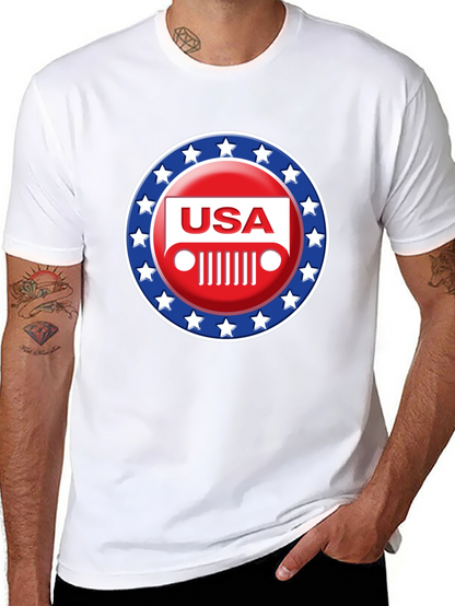USA Jeep Patriotic T-Shirt