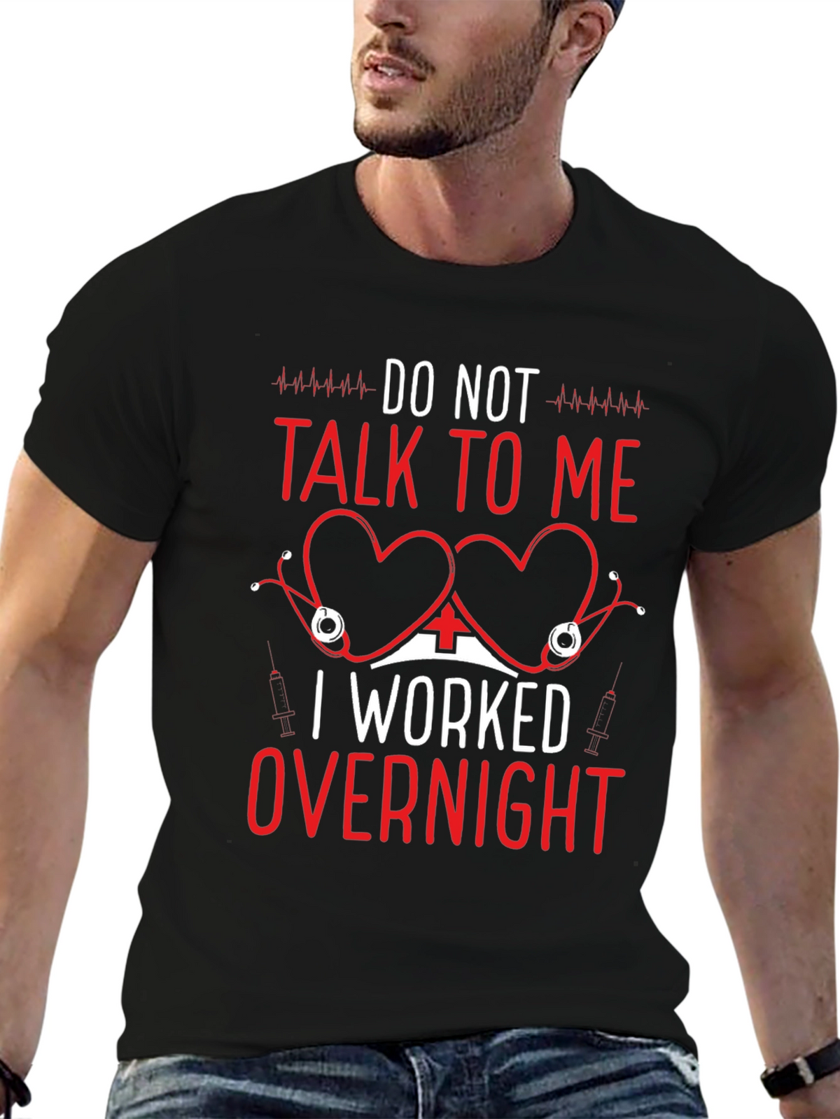 Do Not Talk To Me T-Shirt Funny Nurse Tee