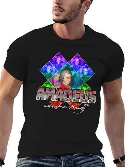 Amadeus Mozart Graphic T-Shirt - Classic Composer Tee
