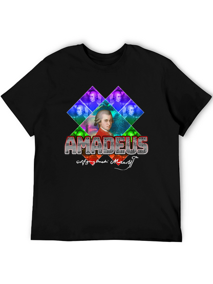 Amadeus Mozart Graphic T-Shirt - Classic Composer Tee
