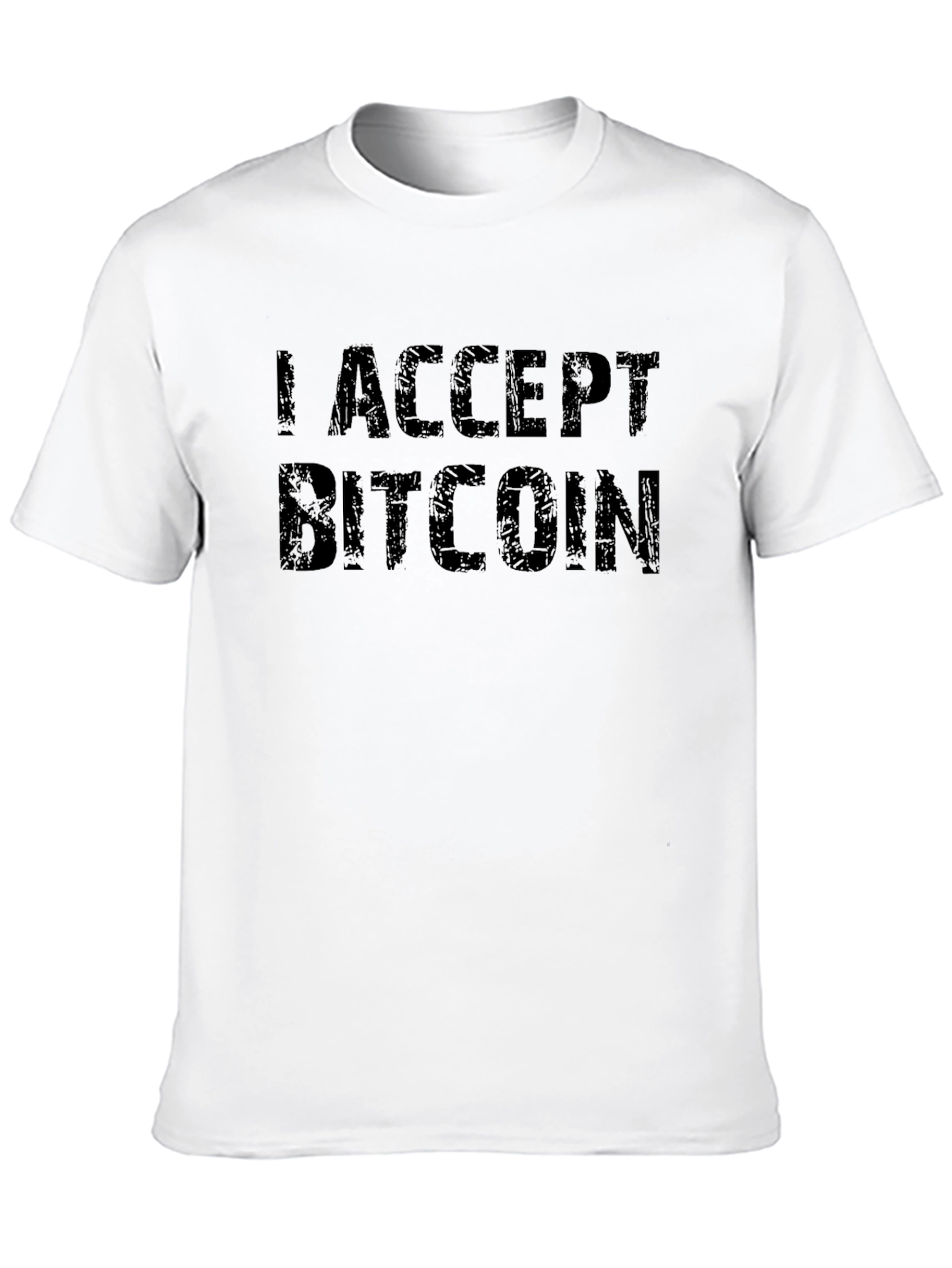 I Accept Bitcoin T-Shirt - Crypto Currency Tee