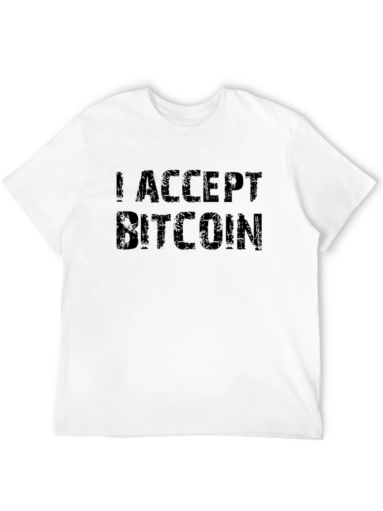 I Accept Bitcoin T-Shirt - Crypto Currency Tee