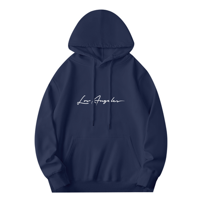 Los Angeles Signature Cursive Letter Hoodie