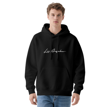 Los Angeles Signature Cursive Letter Hoodie