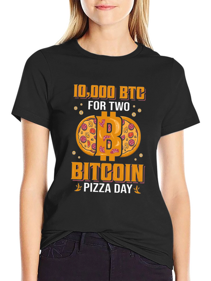 Bitcoin Pizza Day T-Shirt - Cryptocurrency Tee