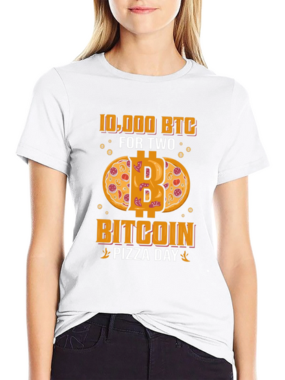 Bitcoin Pizza Day T-Shirt - Cryptocurrency Tee