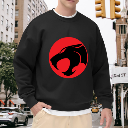 Retro ThunderCats Classic Cartoon Logo Crewneck Sweatshirt