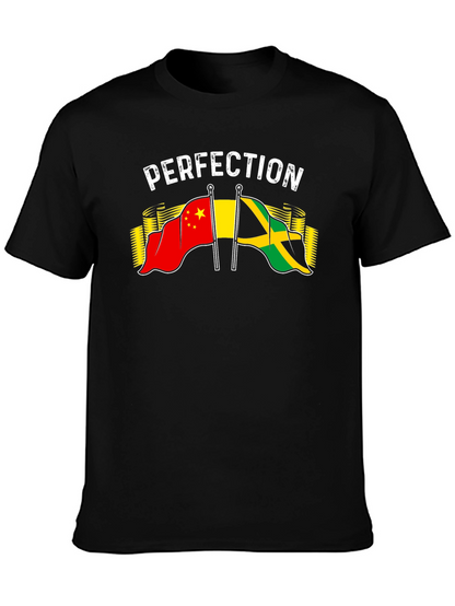 Perfection China Jamaica Flag Graphic T-Shirt