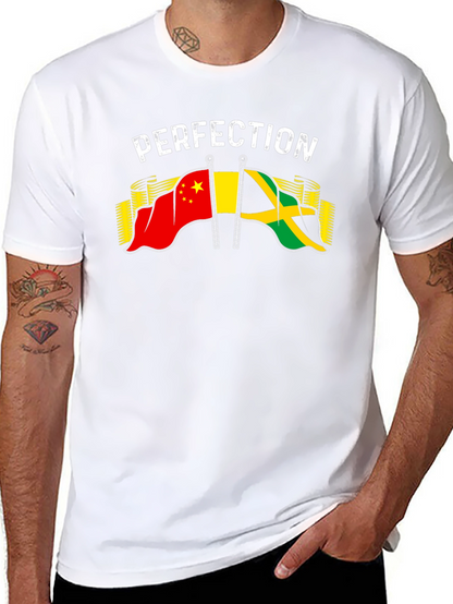Perfection China Jamaica Flag Graphic T-Shirt