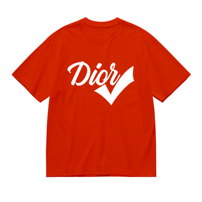 Trendy Dior Check Mark Fashion Streetwear T-Shirt