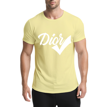 Trendy Dior Check Mark Fashion Streetwear T-Shirt