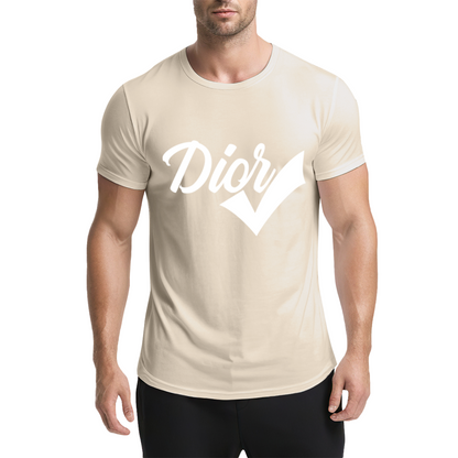 Trendy Dior Check Mark Fashion Streetwear T-Shirt