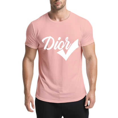 Trendy Dior Check Mark Fashion Streetwear T-Shirt