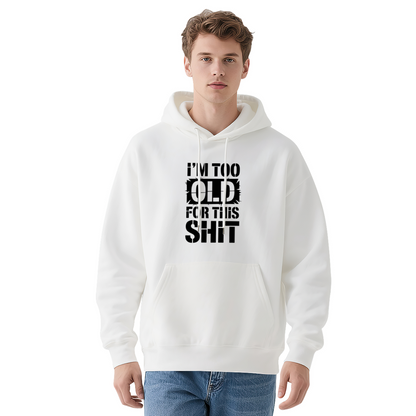 Edgy Slogan Statement Dark Grey Casual Hoodie