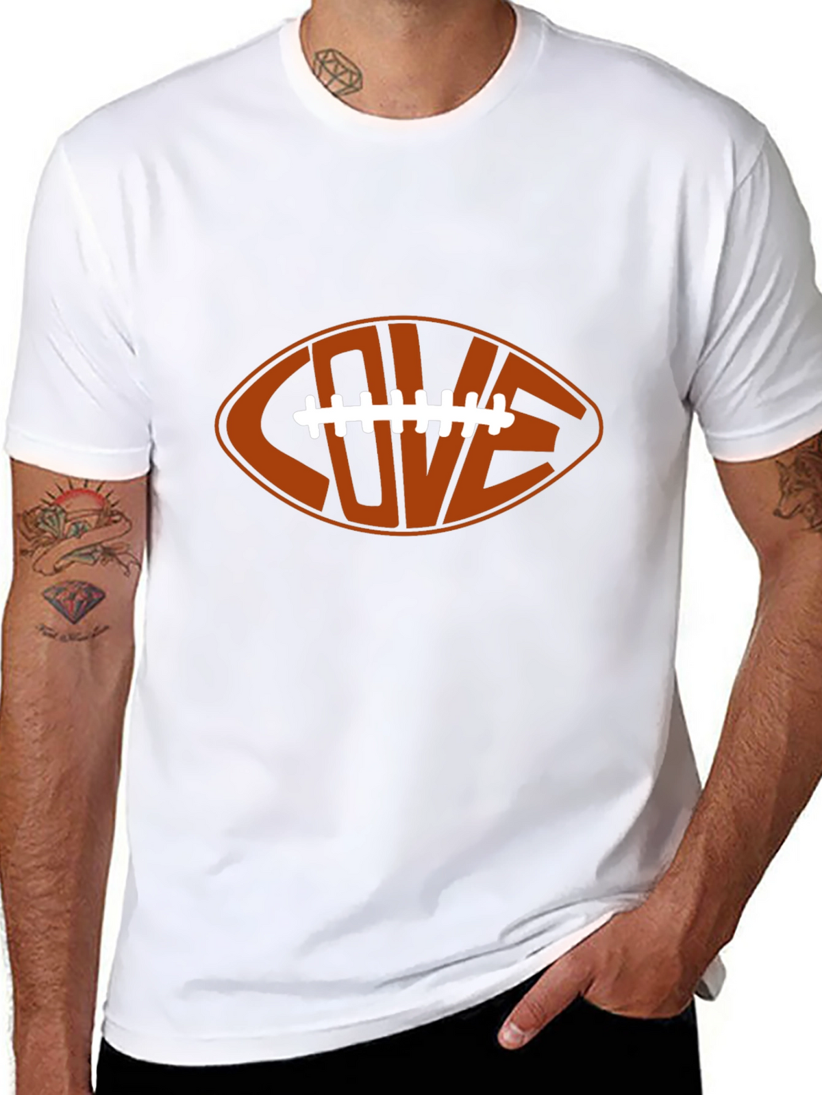 Love Football Graphic Tee - Unisex