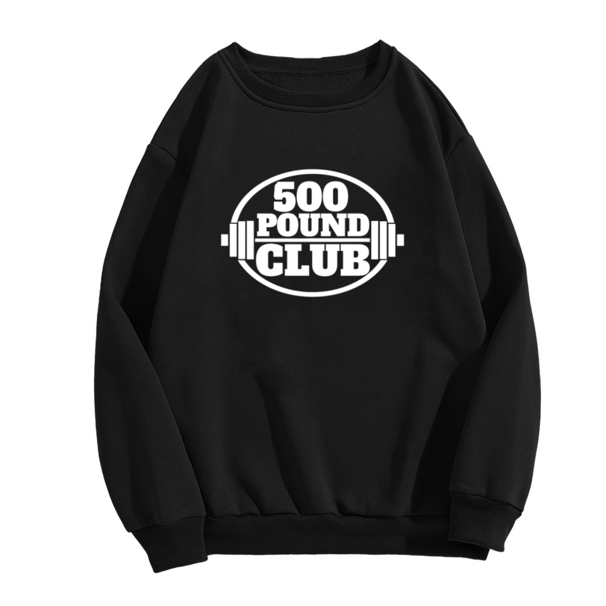 500 Pound Club Weightlifting Gym Lover Crewneck Sweatshirt