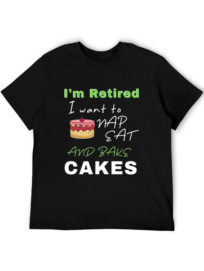 Retired Baker Humor T-Shirt