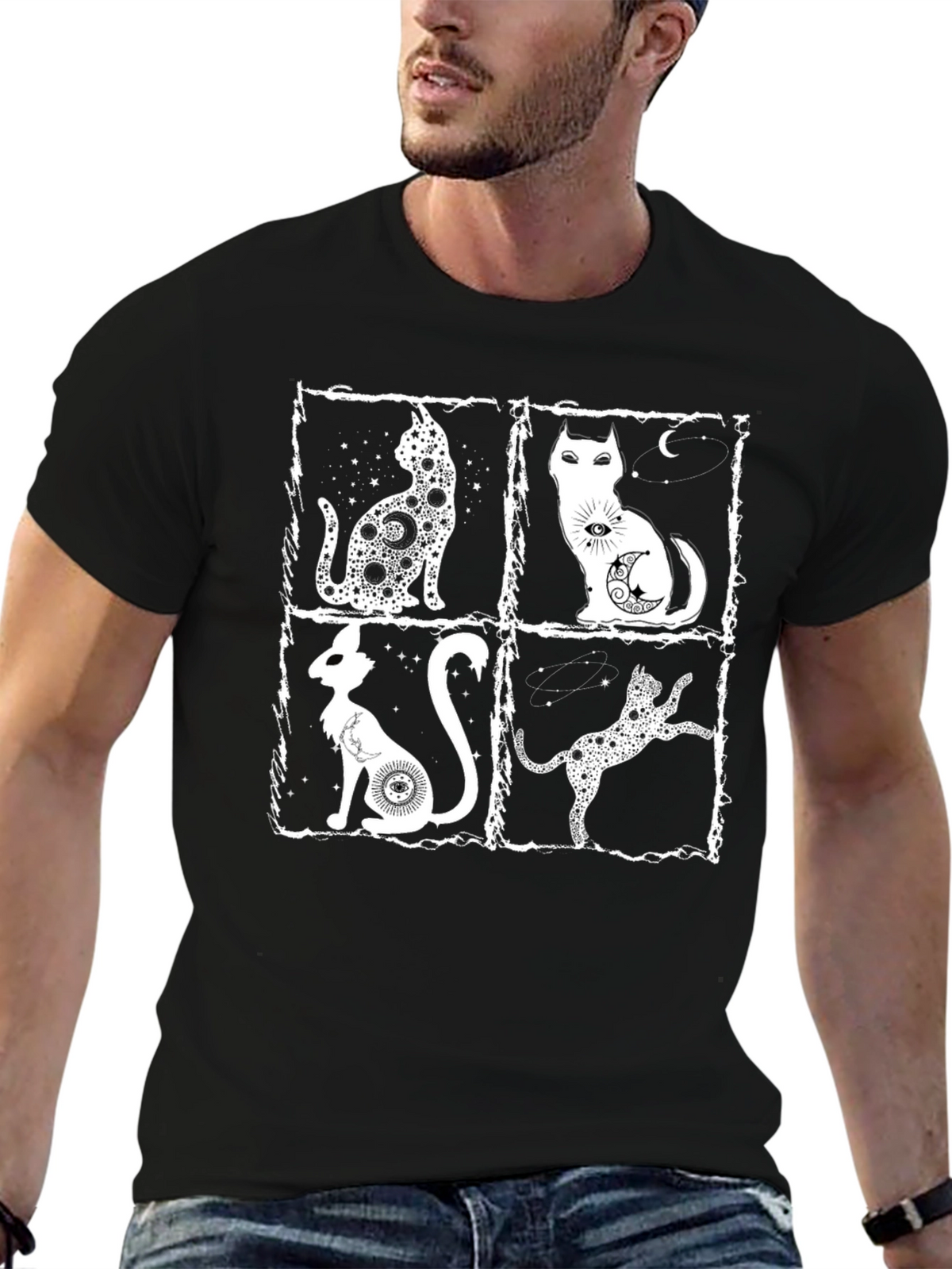 Mystic Cats Graphic Tee