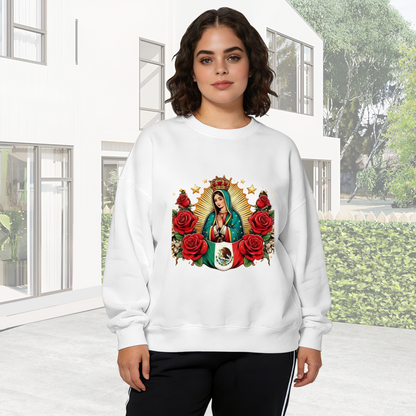 Our Lady Of Guadalupe Mexican Culture Crewneck Sweatshirt