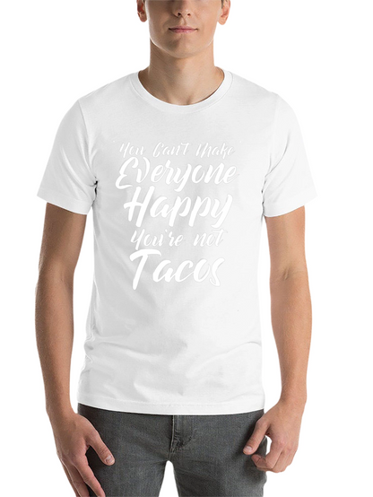 Funny Tacos Slogan Graphic T-Shirt