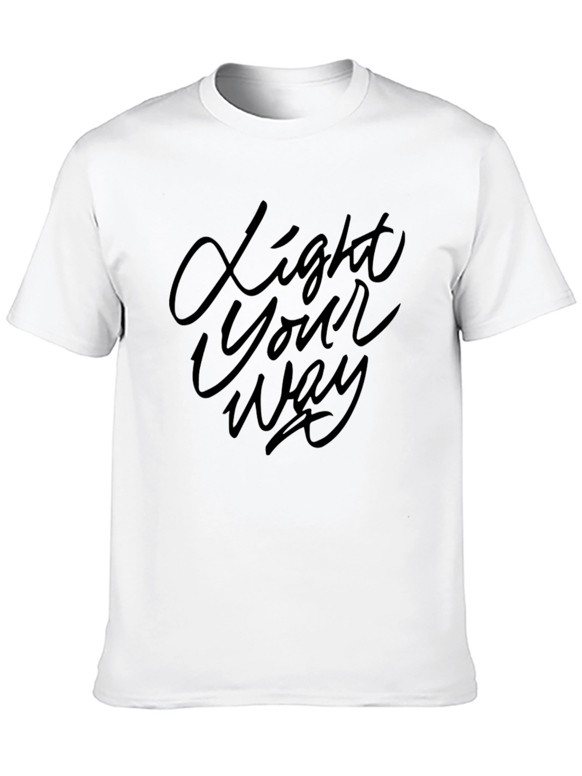 Light Your Way Graphic T-Shirt - Black