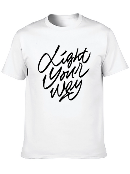 Light Your Way Graphic T-Shirt - Black