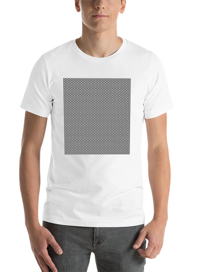 Chainmail Pattern Black T-Shirt