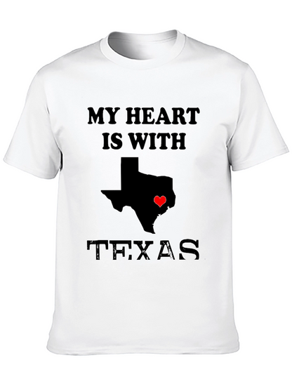 My Heart is With Texas T-Shirt