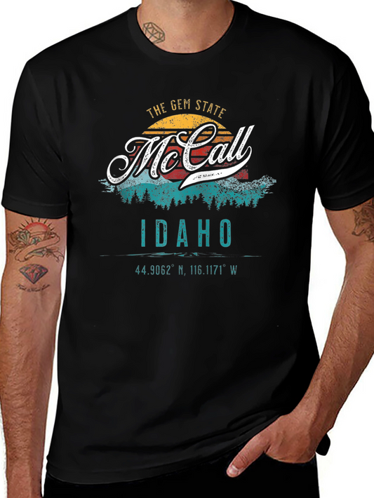 McCall Idaho Gem State Graphic T-Shirt