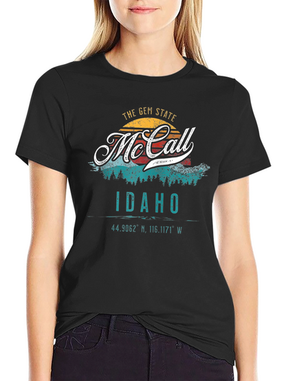 McCall Idaho Gem State Graphic T-Shirt