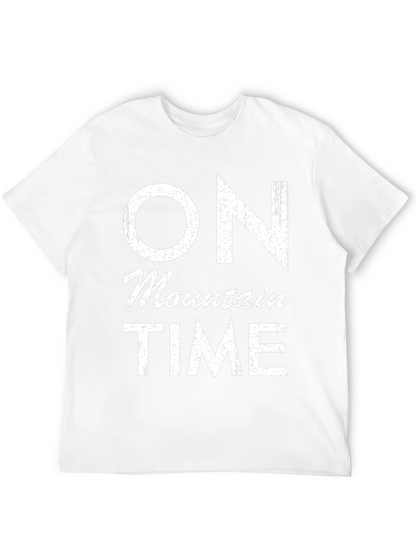 On Mountain Time Black Graphic Tee