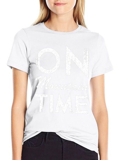 On Mountain Time Black Graphic Tee