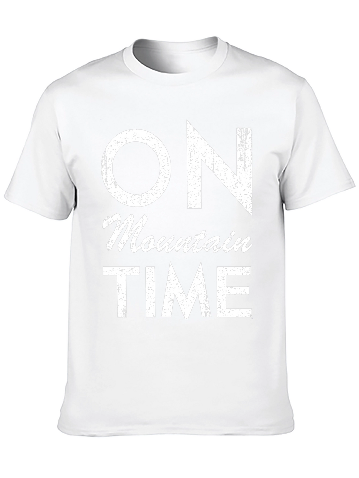On Mountain Time Black Graphic Tee