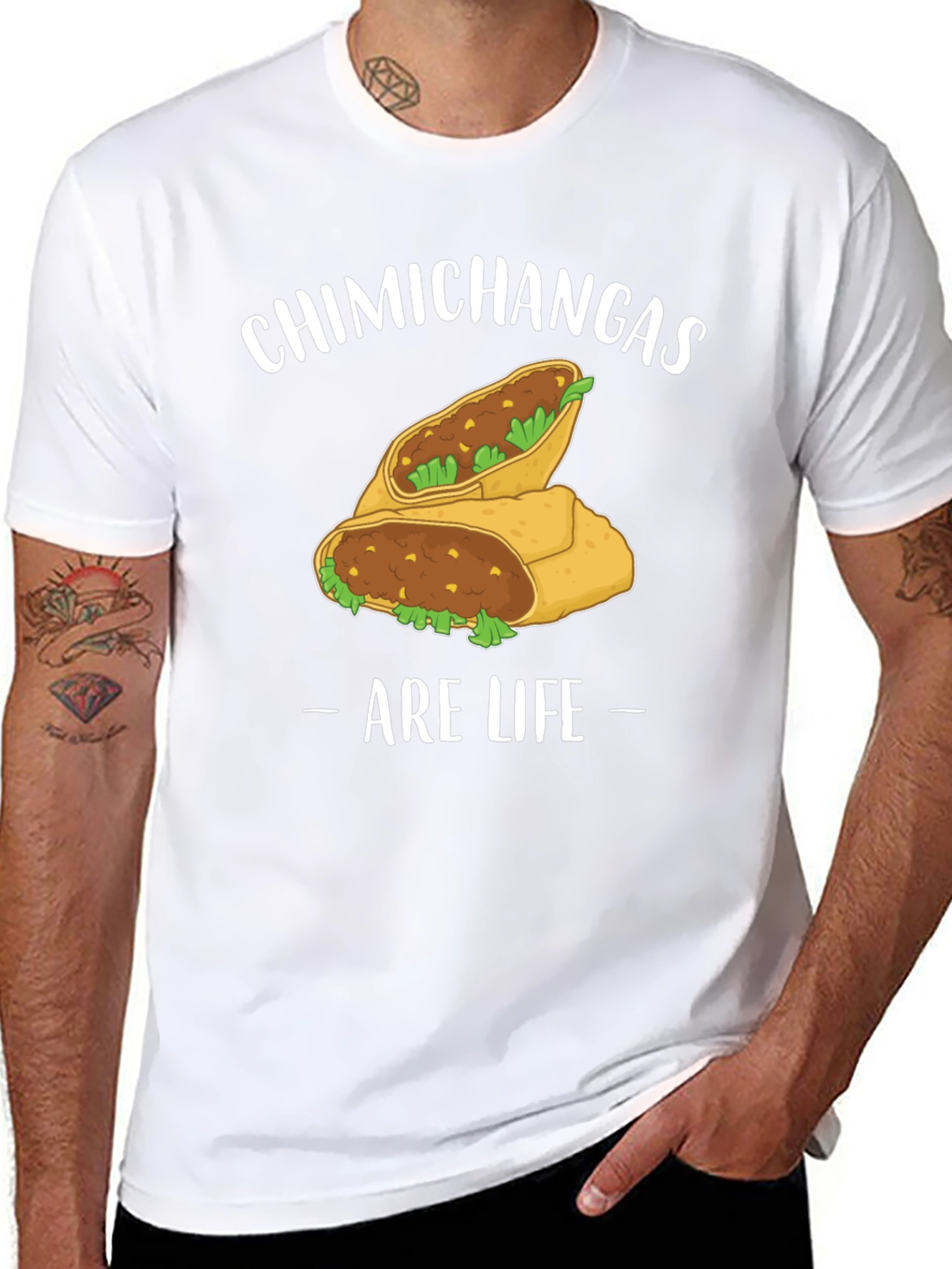 Chimichangas Are Life Graphic T-Shirt