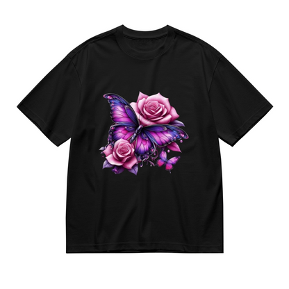 Soft Blue Poppy Wildflower Minimal Art Tee