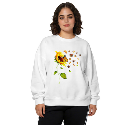 Sunflower & Butterfly You Are My Sunshine Crewneck Sweatshirt