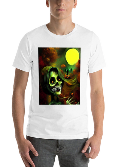 Halloween Zombie Woman Graphic Tee