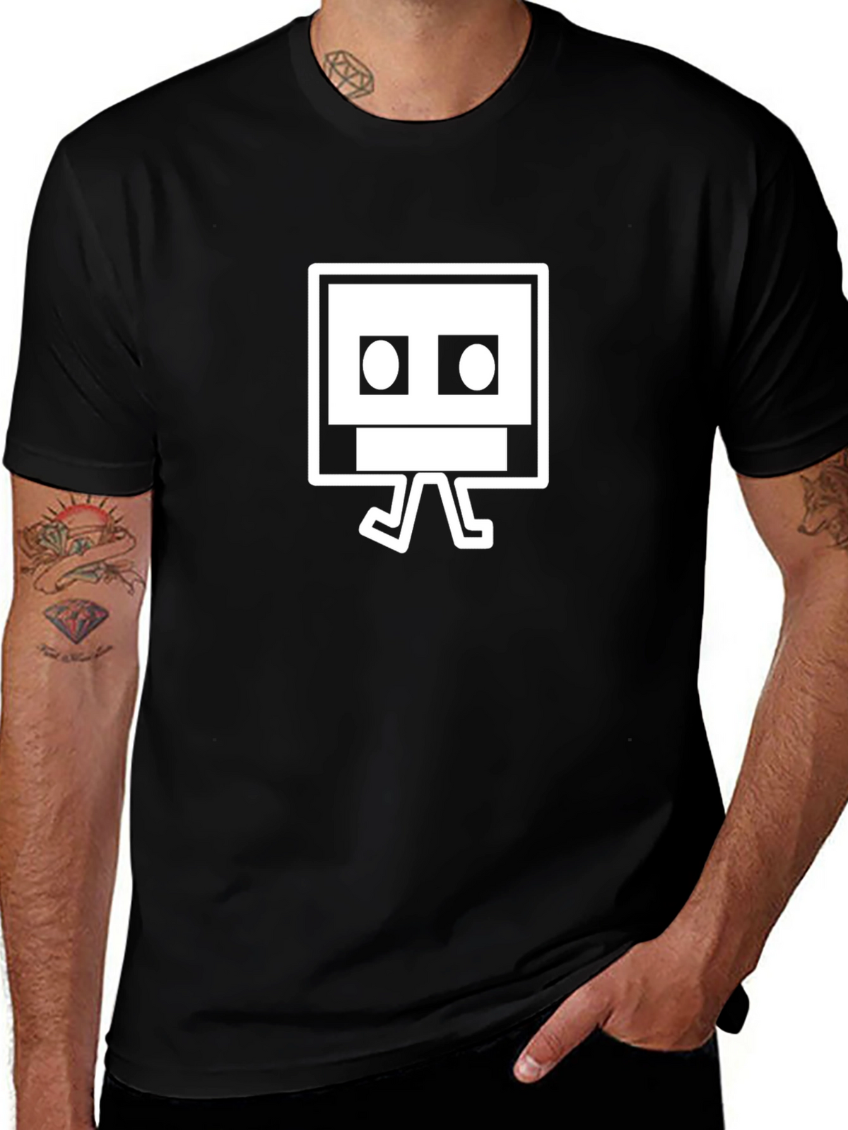 Geometry Dash Inspired Graphic T-Shirt