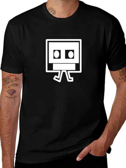 Geometry Dash Inspired Graphic T-Shirt