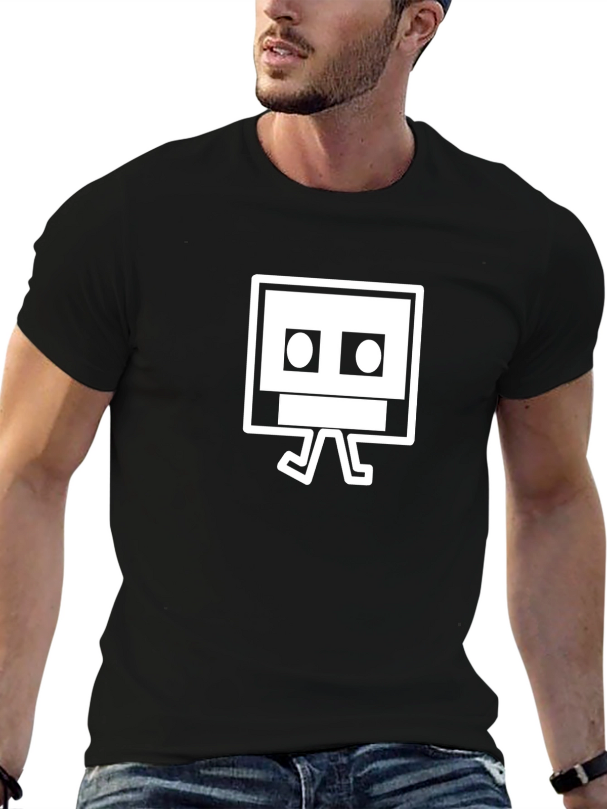 Geometry Dash Inspired Graphic T-Shirt