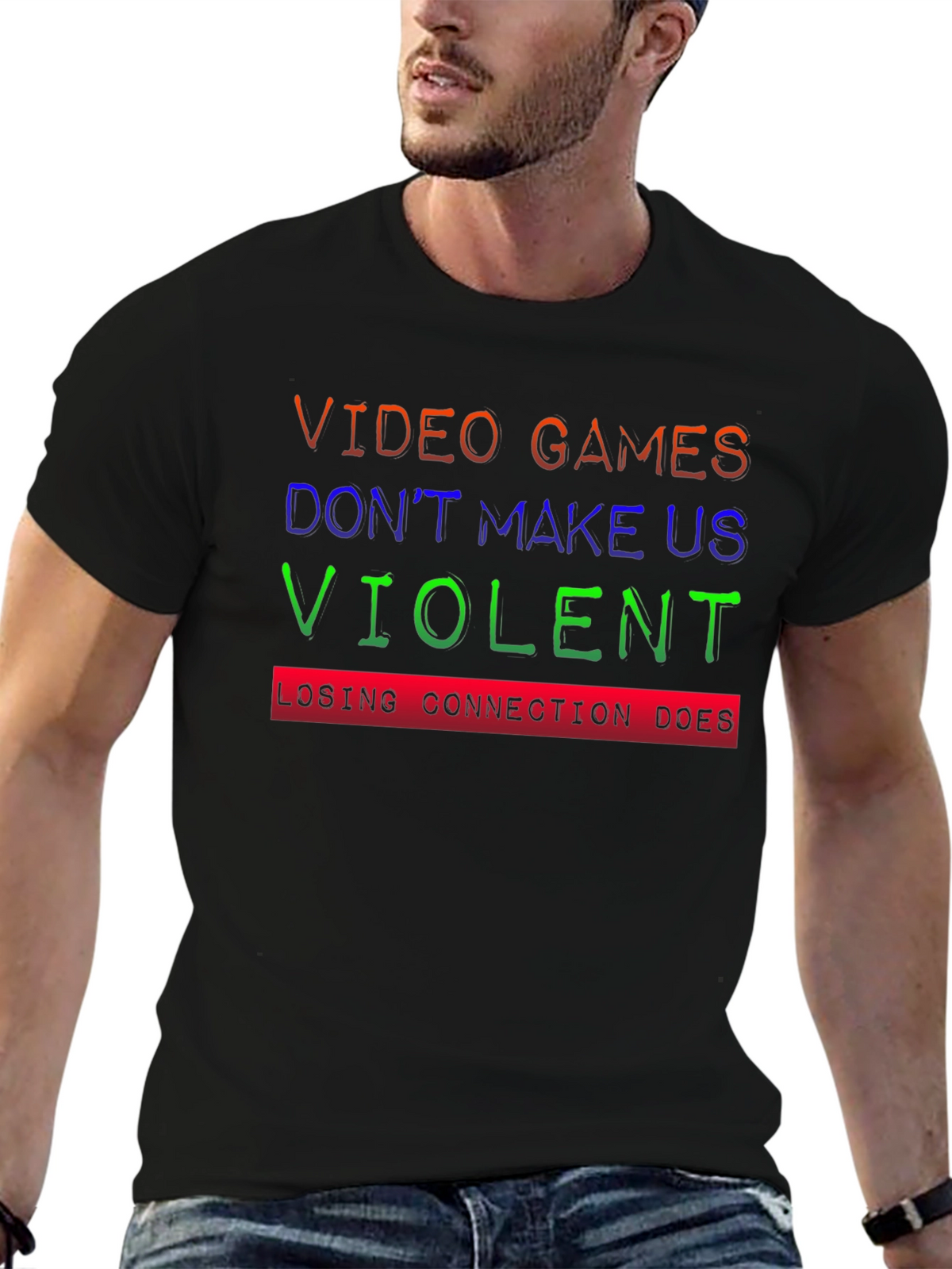 Video Games Dont Make Us Violent T-Shirt