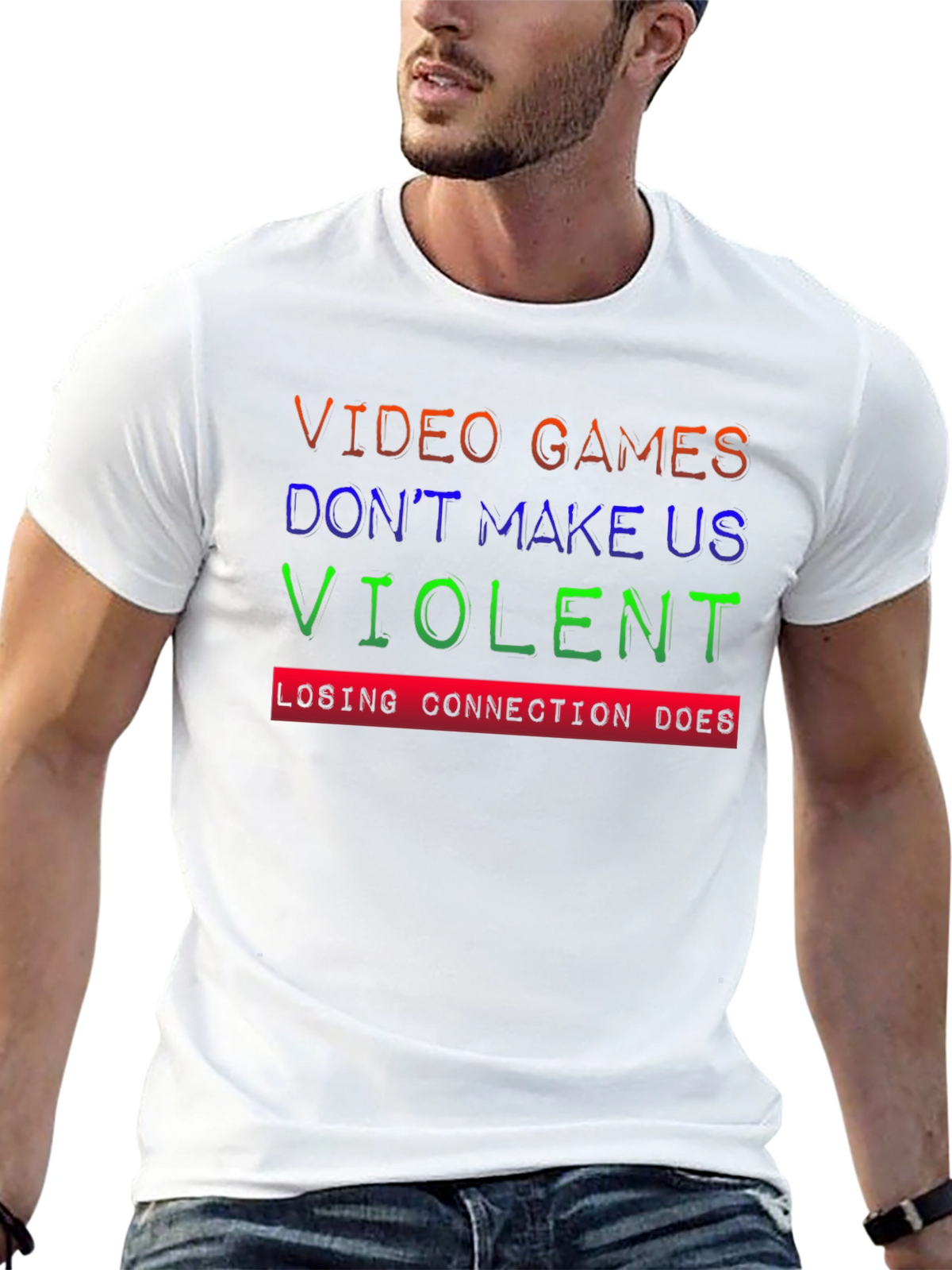 Video Games Dont Make Us Violent T-Shirt