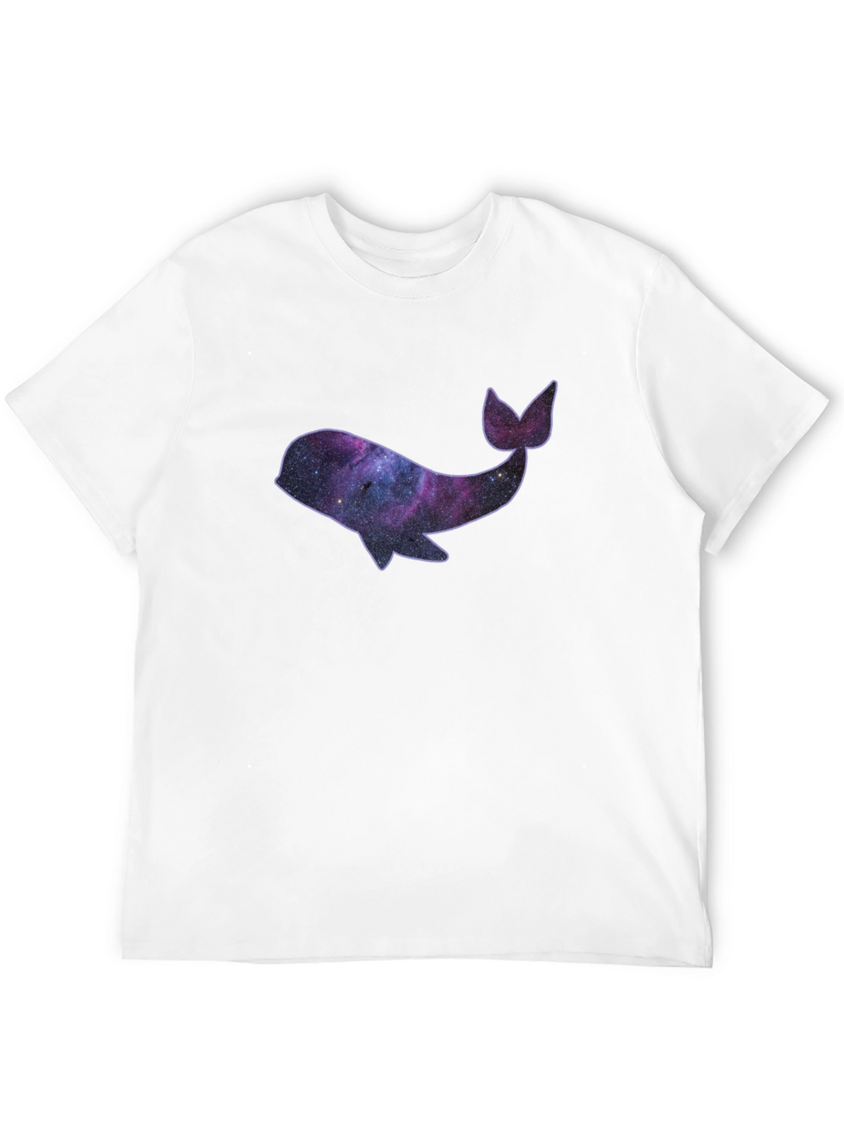 Galaxy Whale Black T-Shirt