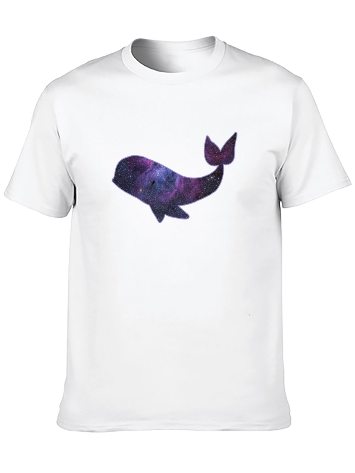 Galaxy Whale Black T-Shirt