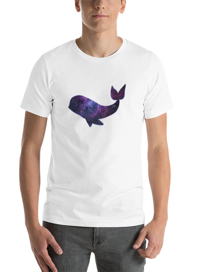Galaxy Whale Black T-Shirt