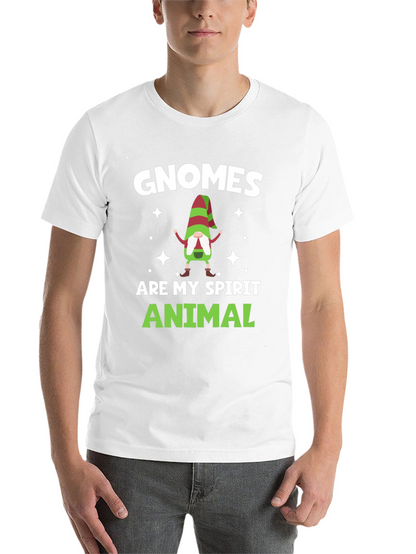 Gnomes Are My Spirit Animal Black T-Shirt