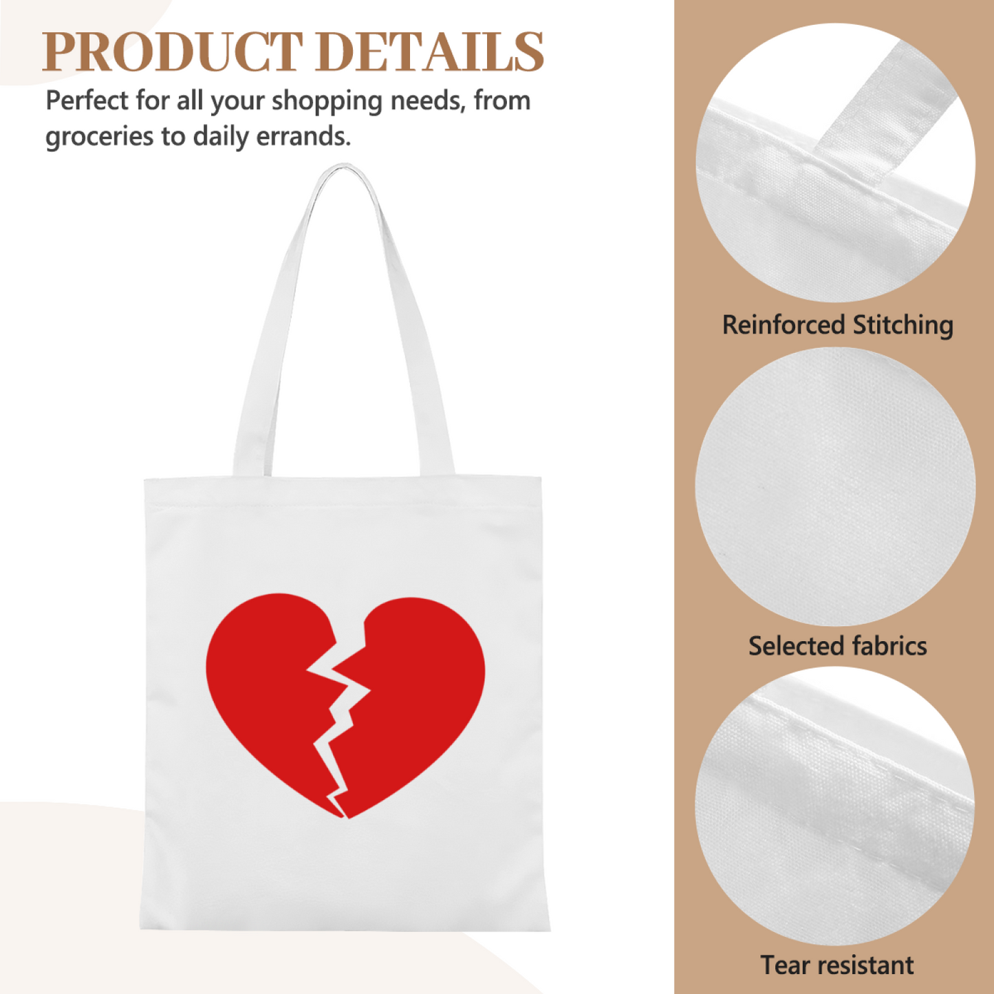 Marcus Aurelius Stoicism Sculpture Quote Canvas Bag | Philosophy Minimalist Tote