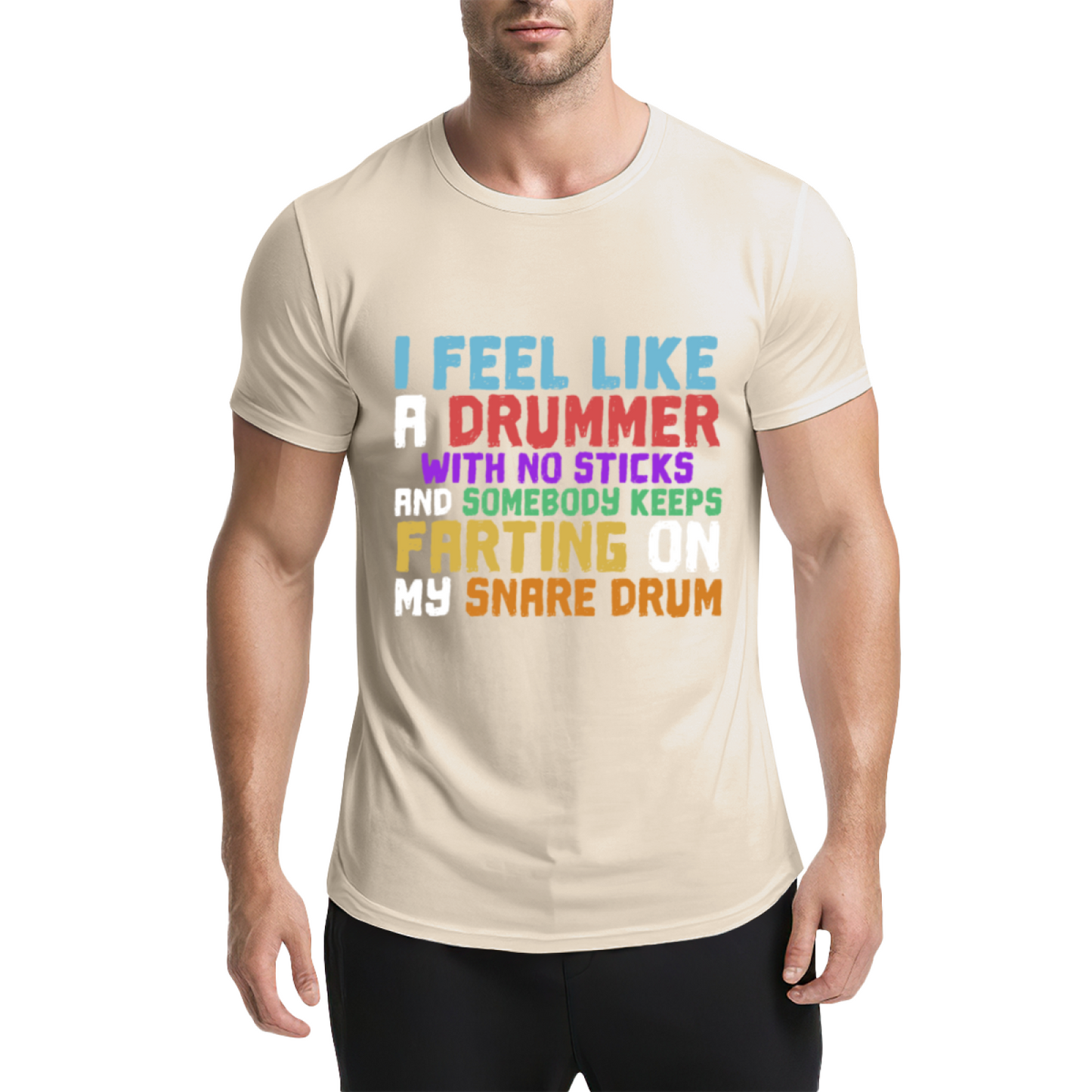 Funny Drummer Slogan Music Band Purple Tee