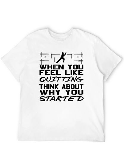 Motivational Quote Graphic Black T-Shirt