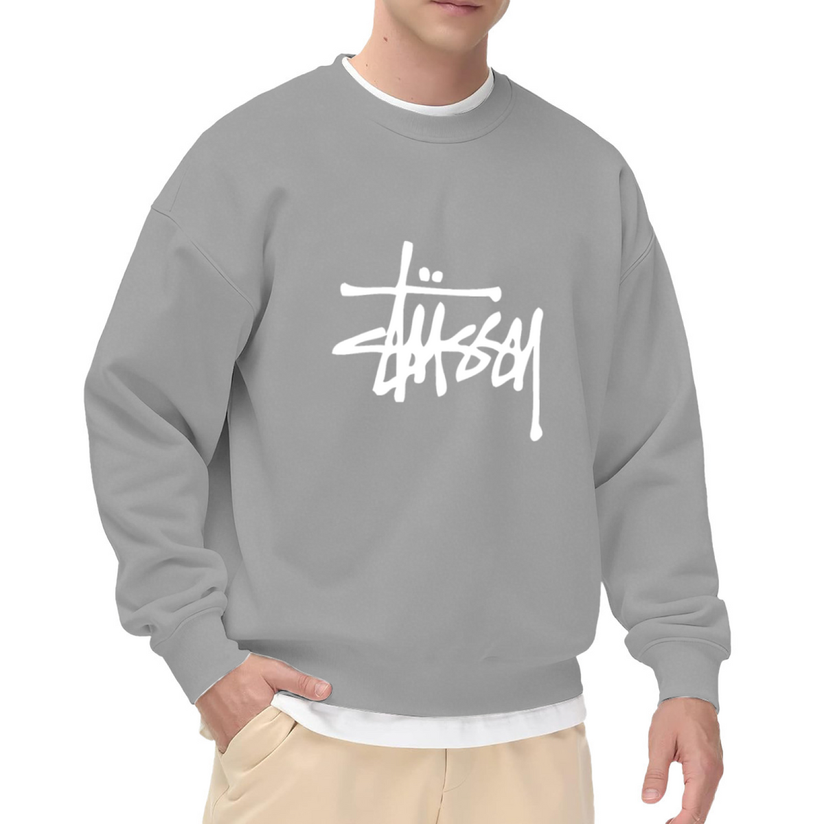 Sunflower Positive Life Floral Trendy Graphic Crewneck Sweatshirt